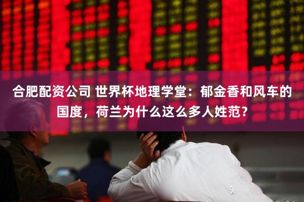合肥配资公司 世界杯地理学堂：郁金香和风车的国度，荷兰为什么这么多人姓范？
